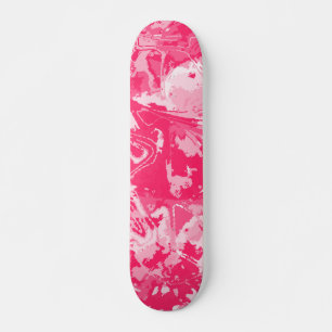 Skateboard abstrakt Rosa Mönster
