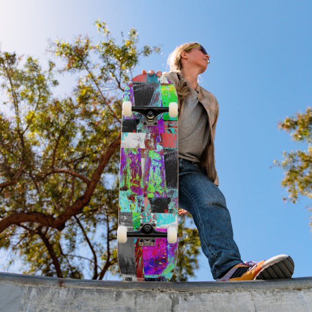 Skateboard – Abstrakt rutnät (Utomhus 1)