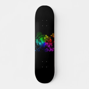 Skateboard abstrakt Swirl