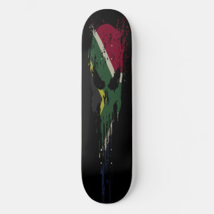Skateboard Afrika Grunge skalle