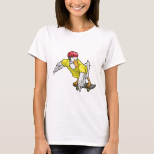 Skateboard anka Skater T Shirt