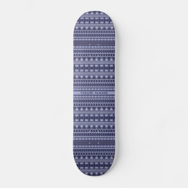 Skateboard anpassningsbar Aztec Mönster Bräda 21,5 Cm (Framsida)