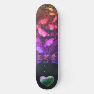 SKATEBOARD ANTIQUE SNÖRE, SMÖR OCH HJÄRTA