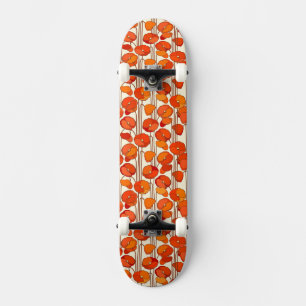 Skateboard art nouveau Poppies