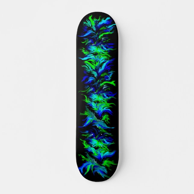 Skateboard Artdeco i Regenbogen Stil (Framsida)