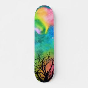 Skateboard aurora Himlar