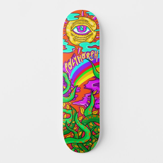 Skateboard av polymorph All-Seeing Öga (Framsida)