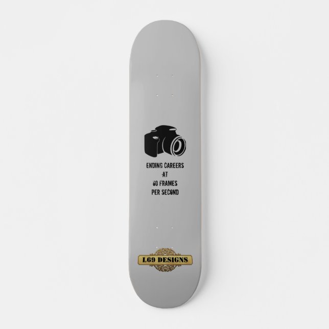 Skateboard "avslutande karriär 60 ramar per sekund (Framsida)