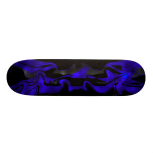 Skateboard Blå Glöd Bräda 20,5 Cm