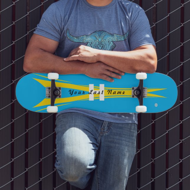 Skateboard Blå och Gul HAMbyWG (Utomhus 3)