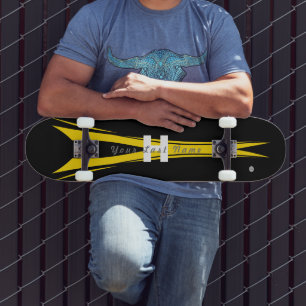 Skateboard Black and Gult HAMbyWG
