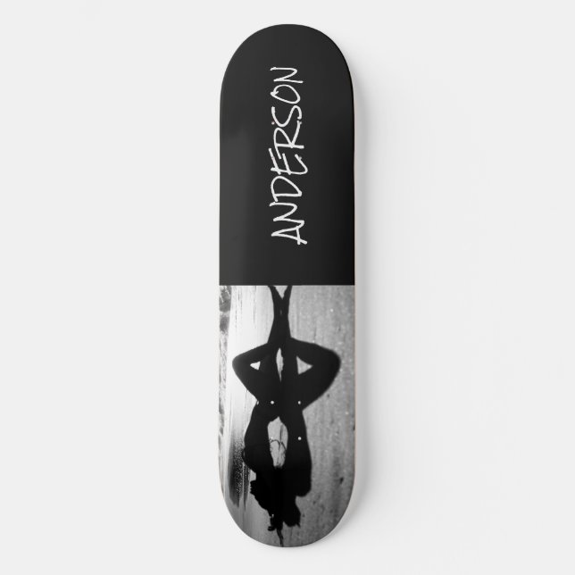 Skateboard Black Dam i Beach (Framsida)