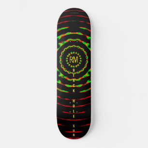 Skateboard Black Hål Sol