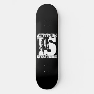 Skateboard Black White POSTIVE ORD