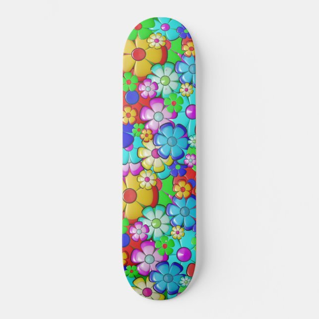 Skateboard, bläckfisk mini skateboard bräda 18,5 cm (Framsida)