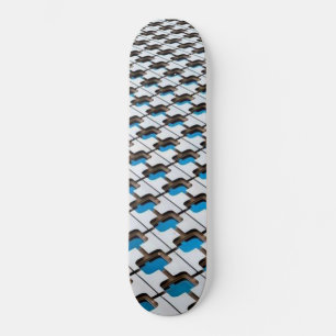 Skateboard Blue Grått
