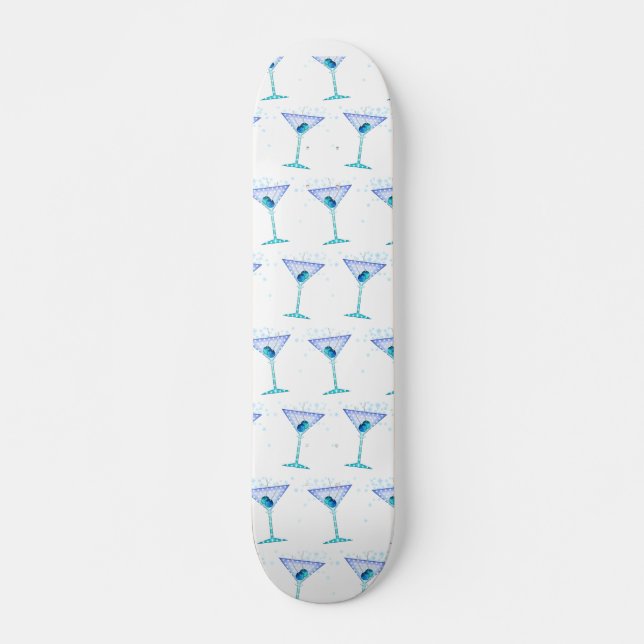 Skateboard - BLUE MARTINI Bräda 20,5 Cm (Framsida)