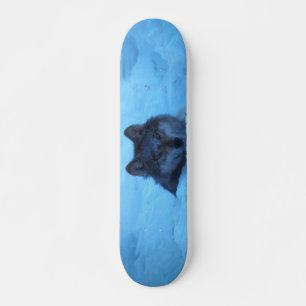 Skateboard Blue Snö Timber Varg Skateboard Bräda 21,5 Cm