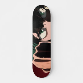 Skateboard - Bok-tecken för Tecknad