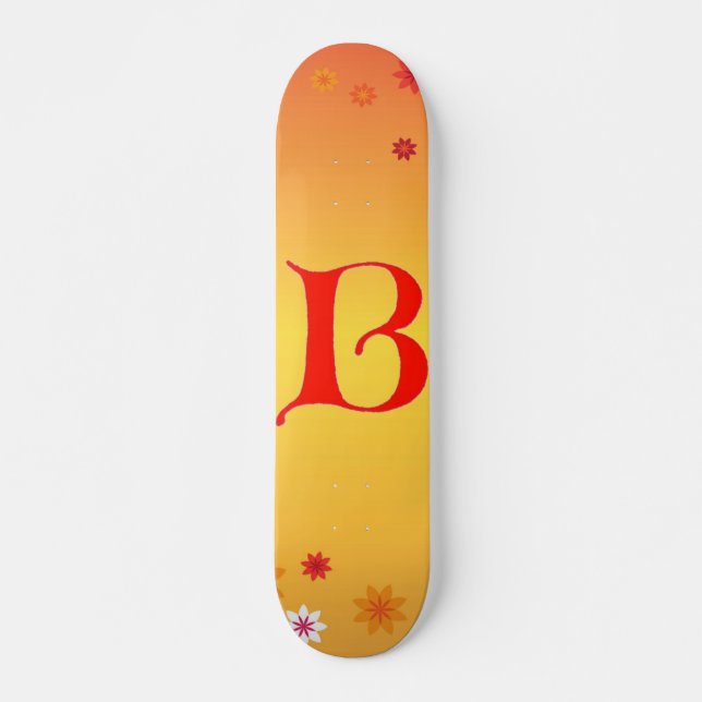 Skateboard brev B (Framsida)