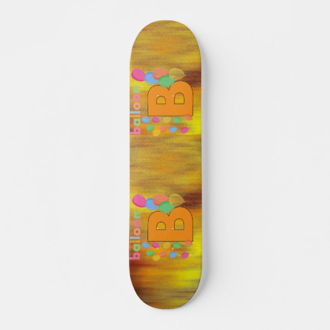Skateboard Brev B Bräda 20,5 Cm (Framsida)