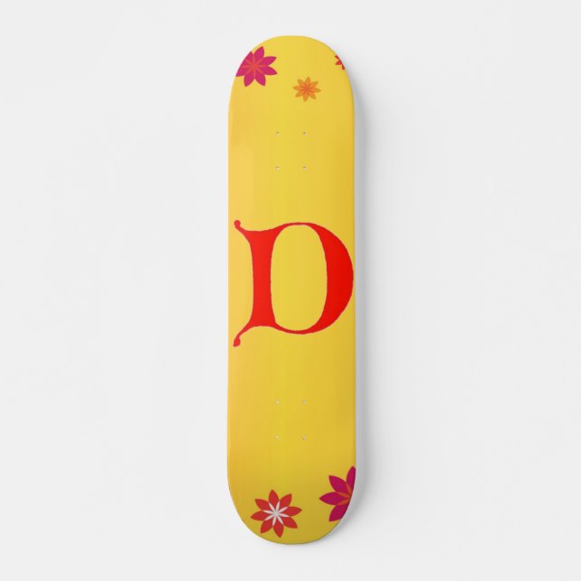 Skateboard brev D Bräda 19,5 Cm (Framsida)