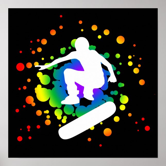 Skateboard: bubblor : poster (Framsidan)