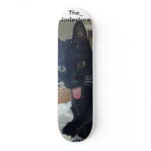 Skateboard cat tunga ut