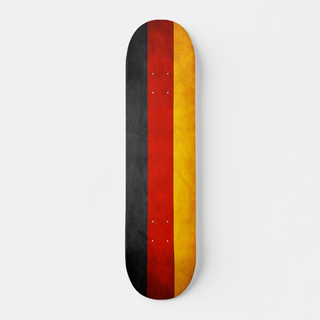 Skateboard CBD202 - Tysk flagga Bräda 21,5 Cm (Framsida)