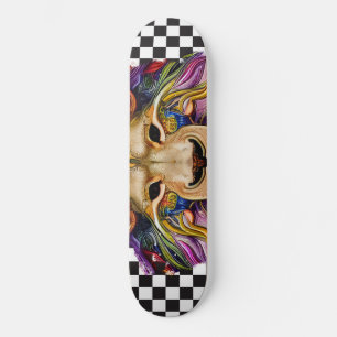 Skateboard Checkated Retro Coola Sweet Lejon Öga
