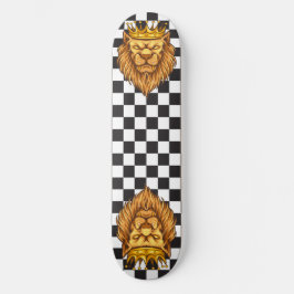 Skateboard Checkerboard Rustic Lejona Kung Krona
