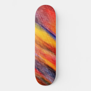 Skateboard Colorful Abstrakt Färg Skateboard