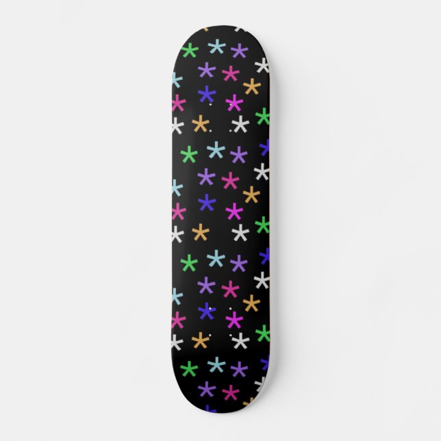 Skateboard Colorful Black Jacks (Framsida)