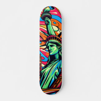 Skateboard Colorful Liberty Dam