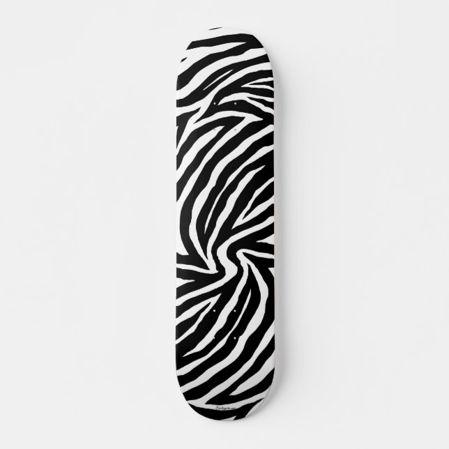 Skateboard coola Zebra ränder (Framsida)