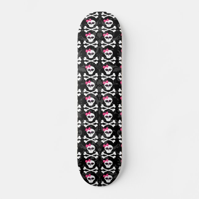 Skateboard Cute Gotham Goodies Girly Girl Döskalla (Framsida)