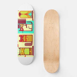 Skateboard-däck för skogslevande varelser mini skateboard bräda 18,5 cm