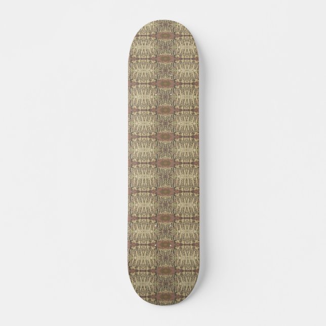 Skateboard-däck för textilgarnering för återcirkul mini skateboard bräda 18,7 cm (Framsida)