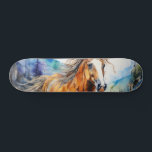 Skateboard Deck<br><div class="desc">Ride med en vilds anda måste man på vår Skateboard-skatebod. ・ Sju härbärgen av premiumporna USA Maple från Underbara Sjöar-området ・ Skateboard-specifikt lim från Franklin ・ Lastbilar och hjul tillgänglig ・ Vackerlig hästgrafik från vatten färg ・ Finns i sex olika storlekar Craftad med de finaste materialen och konstruktionen, ger den...</div>