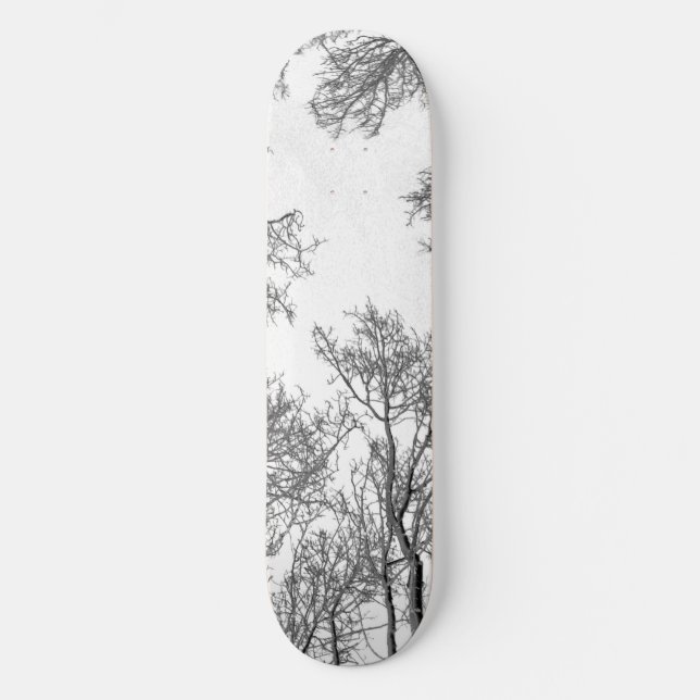 Skateboard Deck aspen - Vit Natt (Framsida)