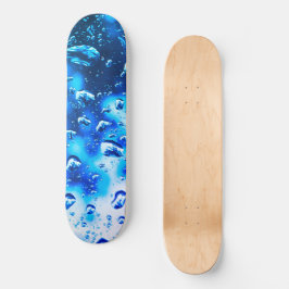 Skateboard Deck, Blue Raindros design