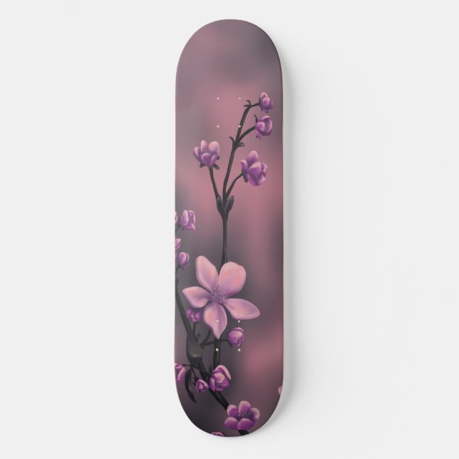 Skateboard Deck för Cherry Blommar (Framsida)