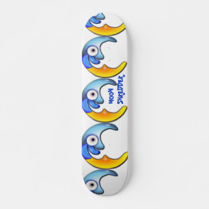Skateboard Deck för Måne-skrapor (Crazy Tecknad Sh