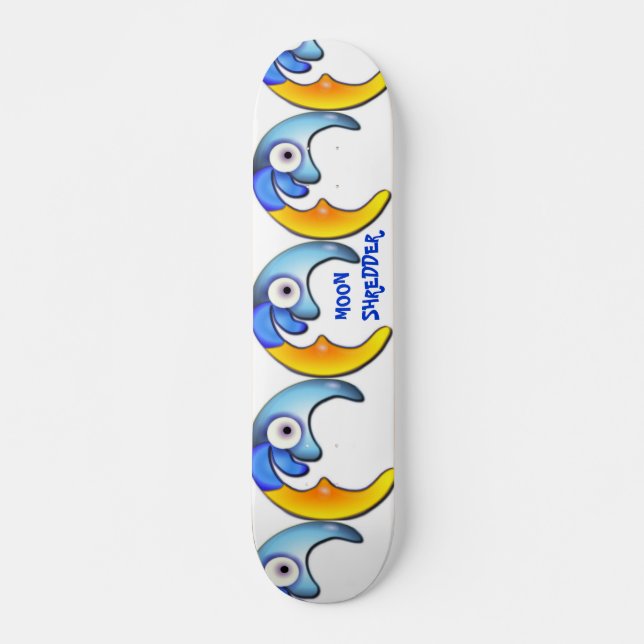 Skateboard Deck för Måne-skrapor (Crazy Tecknad Sh (Framsida)