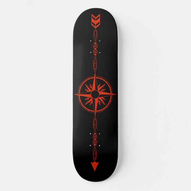 Skateboard Deck "Geometric Arrow" (Geometrisk pil) (Framsida)