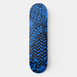 Skateboard Deck ’Geometric Blue’