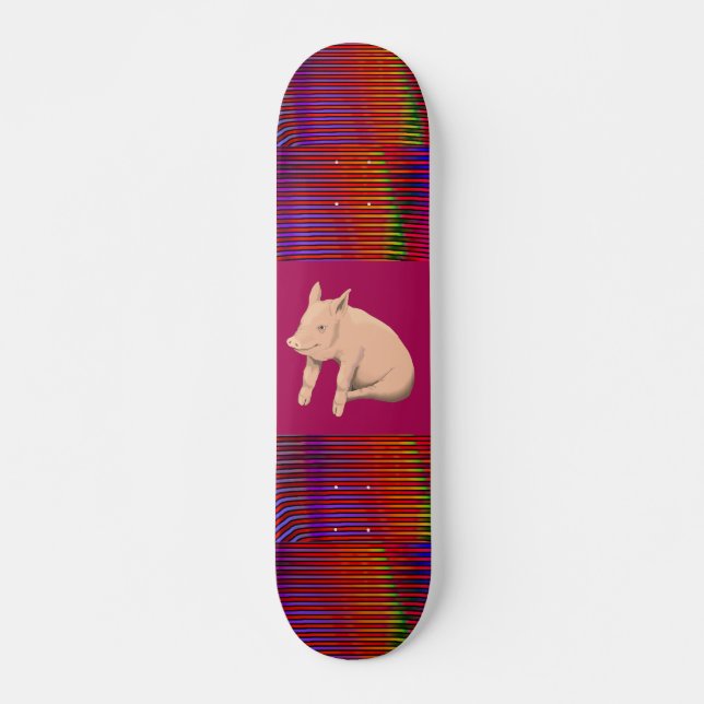 SKATEBOARD DECK gris ÄLSKARE (Framsida)