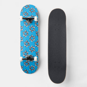 Skateboard Deck Judaica - Gifts - Jewish Stars