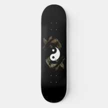 Skateboard Deck ’Koi-Yin Yang’