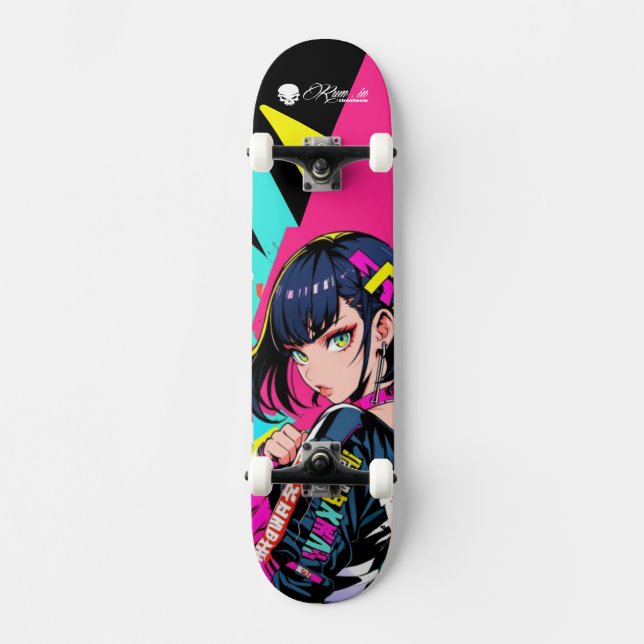 Skateboard Deck - "Respect Women: Oriental Girl" (Framsida)